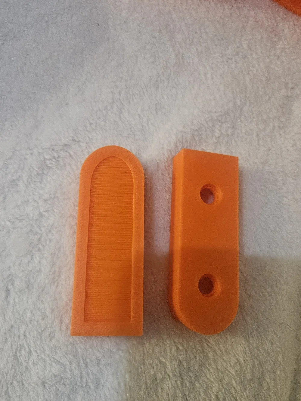 Orange Embossed Decorative Planter - 3d Printed